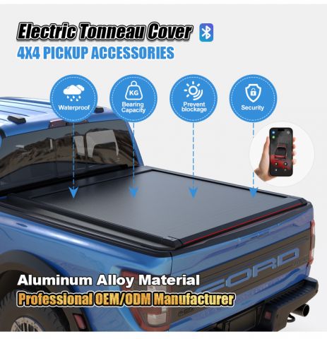 Anti-Pinching Pickup Truck Bed Tonneau Cover