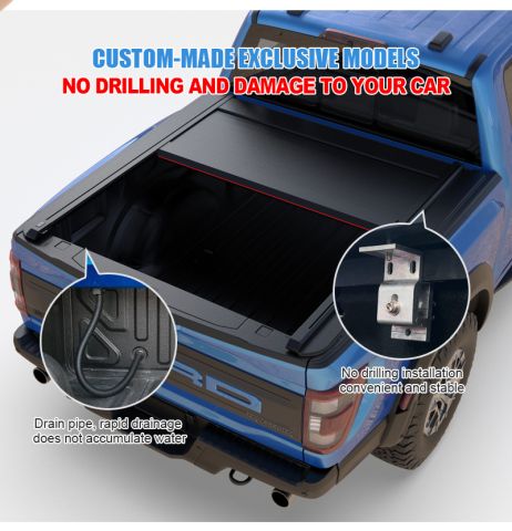 Anti-Pinching Pickup Truck Bed Tonneau Cover