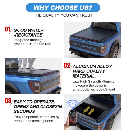 Tonneau covers for pickup trucks