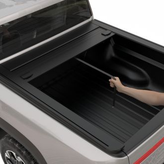 Double lock manual rolling tonneau cover