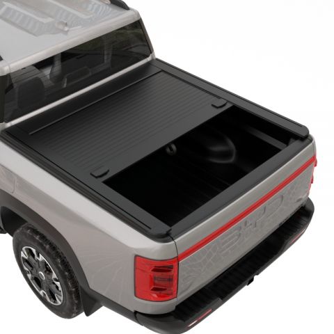 Double lock manual rolling tonneau cover