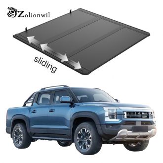 sliding tri-folding tonneau cover