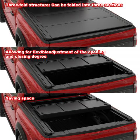 removable hard folding tonneau cover
